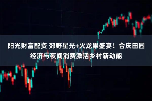 阳光财富配资 郊野星光+火龙果盛宴！合庆田园经济与夜间消费激活乡村新动能