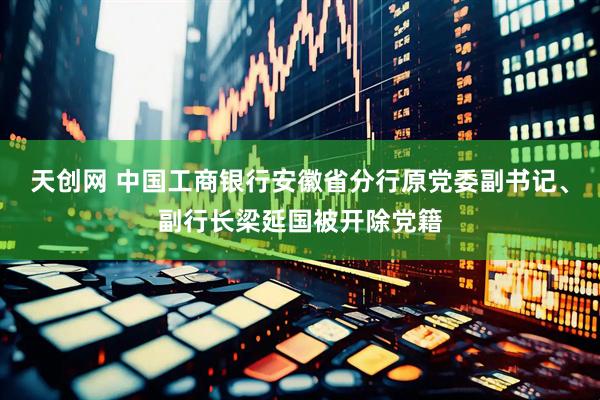 天创网 中国工商银行安徽省分行原党委副书记、副行长梁延国被开除党籍
